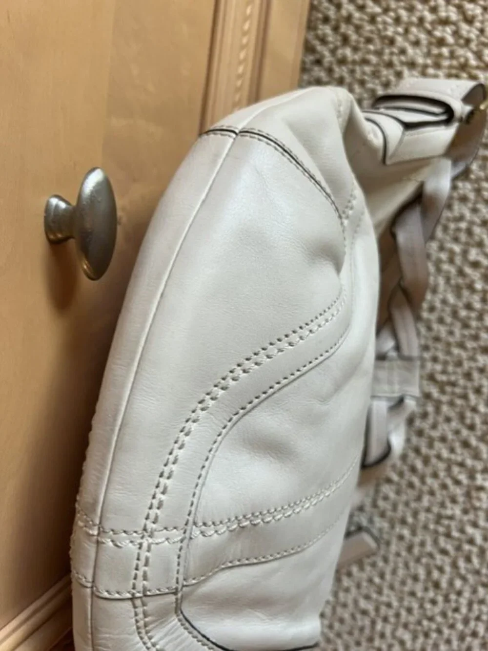 Coach Ivory Soho Hobo Handbag